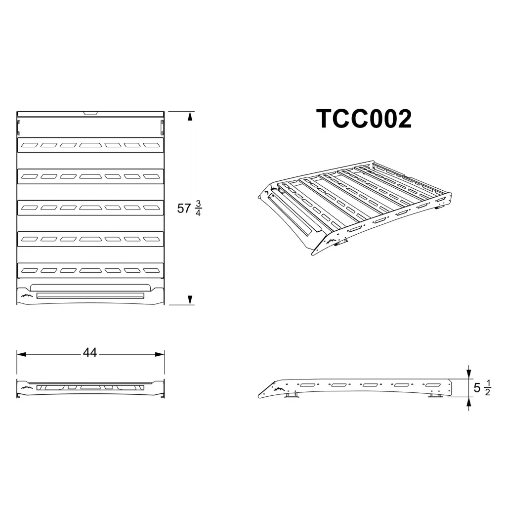 Canastilla Portaequipaje Colorado 2016-2019 - CANASTILLAS