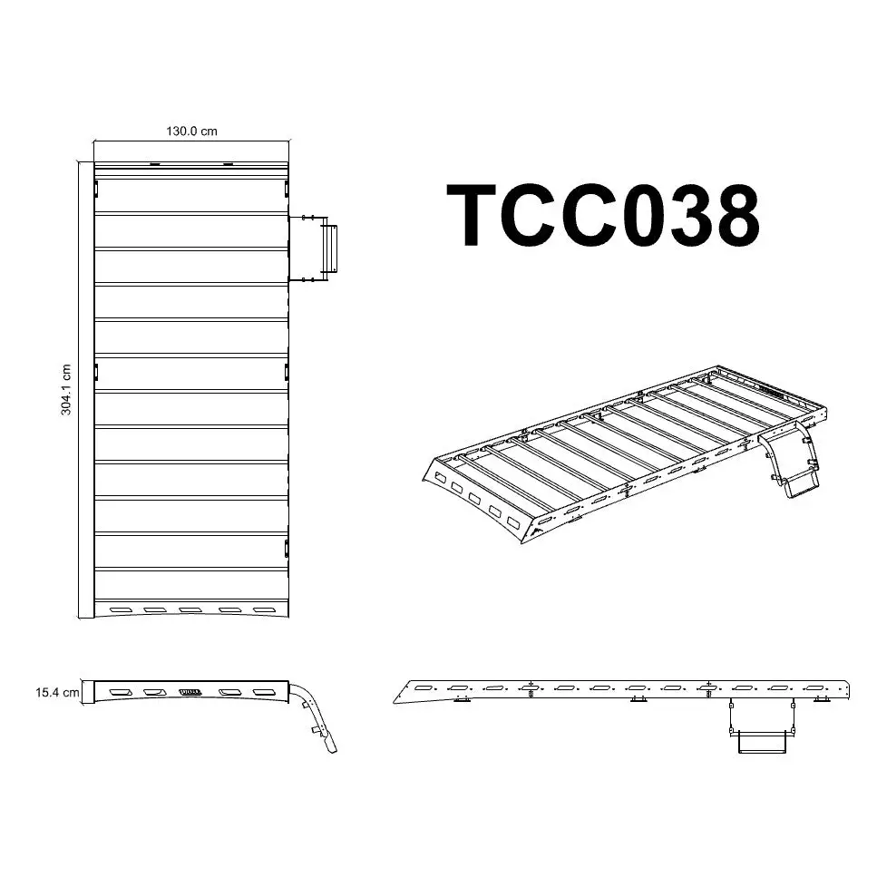 Canastilla Portaequipaje Toyota Hiace 2019-2023 - CANASTILLAS