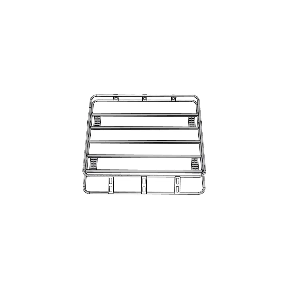 Canastilla Portaequipaje Universal Tubular 100x121x13cms  1 Seccion - Terratek Auto Accesorios