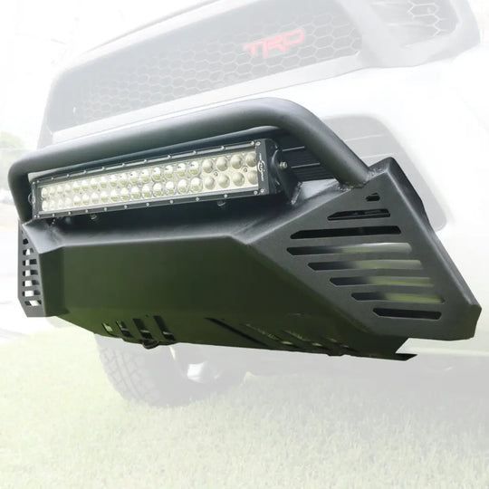 Defensa Metálica Hilux 2018-2020 C/Barra LED Doble 21" - Terratek Auto Accesorios