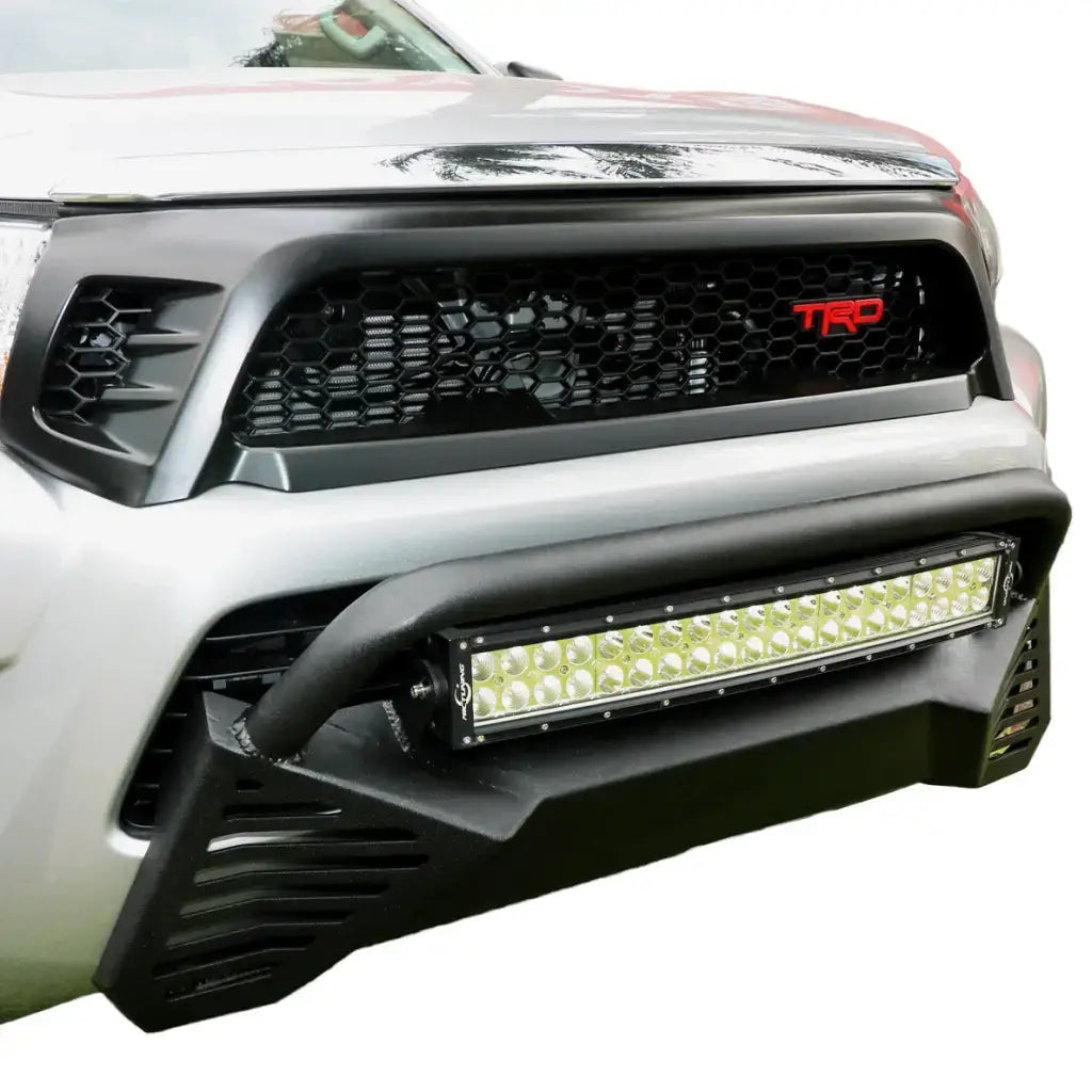 Defensa Metálica Hilux 2018-2020 C/Barra LED Doble 21" - Terratek Auto Accesorios