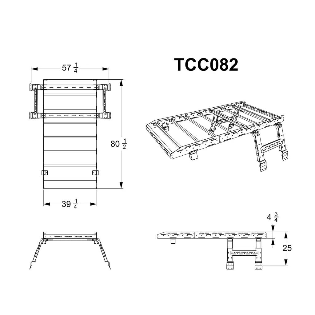 Rack para Renault Oroch 2019-2025 - RACK