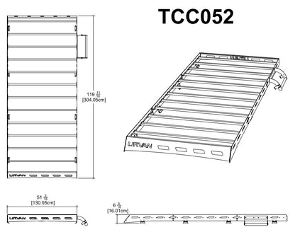 Canastilla Portaequipaje Urvan NV350 2020-2024