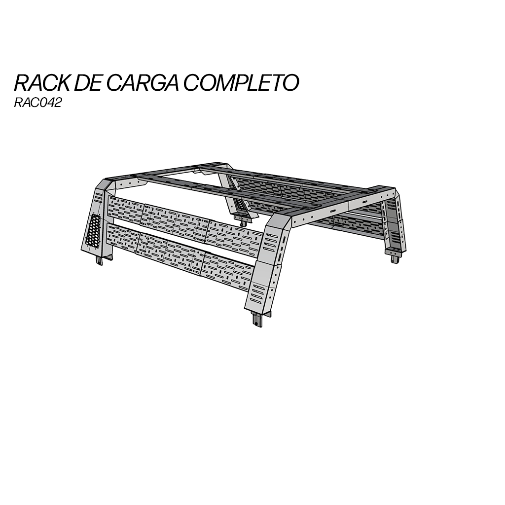 Terratek Auto Accesorios | Rack de Carga para Roll Bar para Pickup Medianas y Grandes