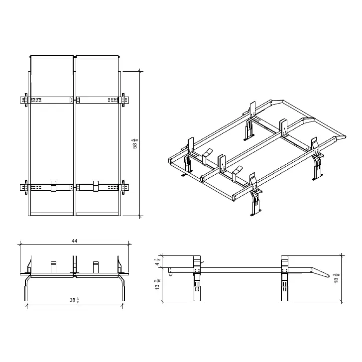 Sistema de Portaescalera Terratek para Flotillas - CANASTILLAS