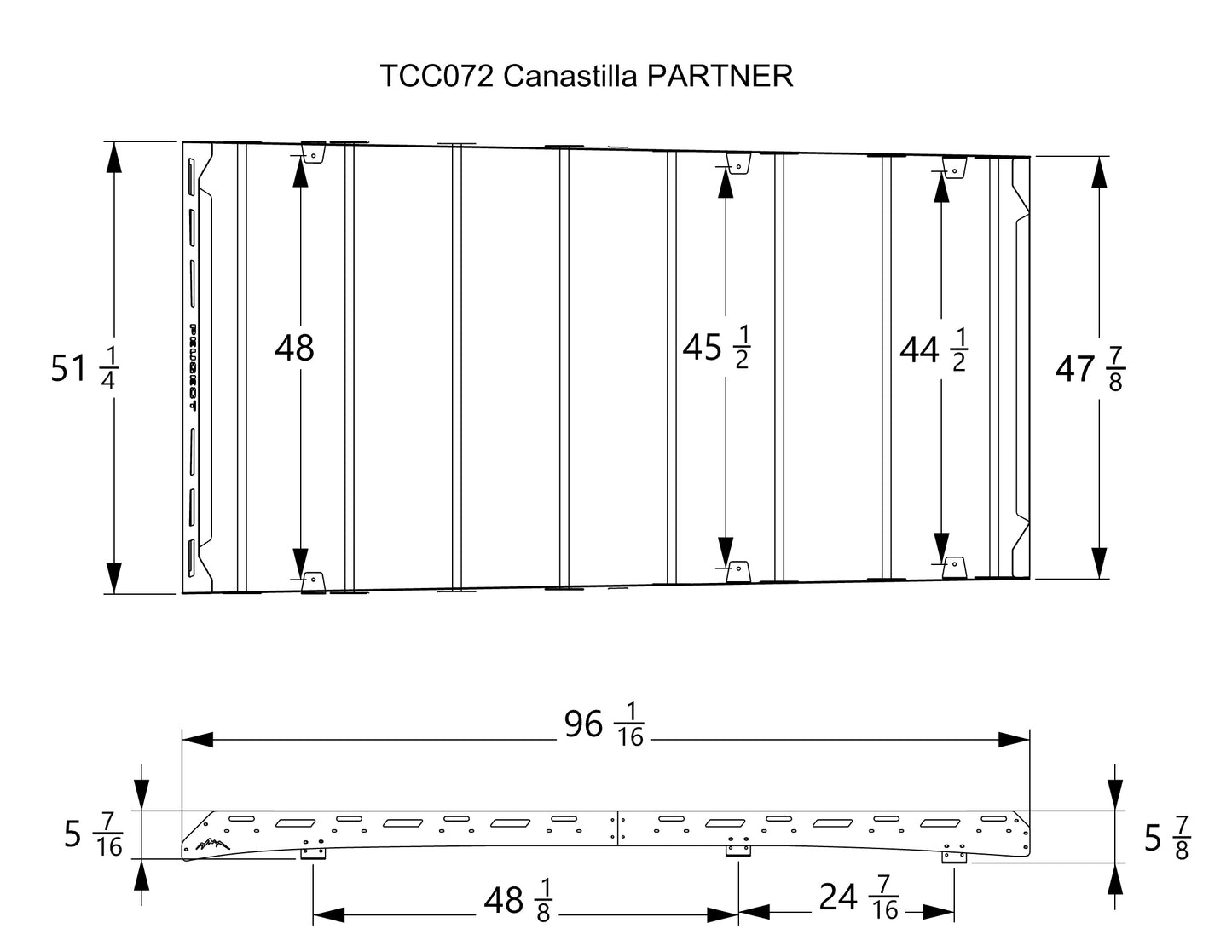 Canastilla Portaequipaje Peugeot Partner Maxi 2019-2024 (Nueva Generación)