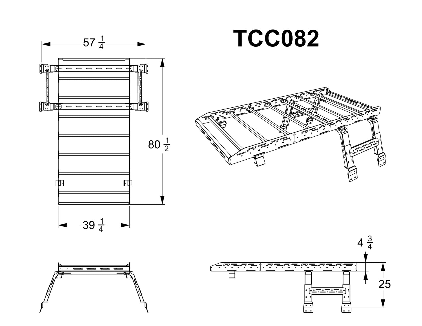 Rack para Renault Oroch 2019-2025