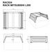 Bed Rack Mitsubishi L200 2026 y Ant. - RACK