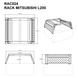 Bed Rack Mitsubishi L200 2026 y Ant. - RACK