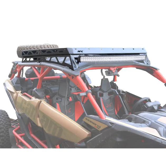 Canastilla CanAm X3 MAX 4 Plazas - Techo Original Con Soportes de Riel - CANASTILLAS