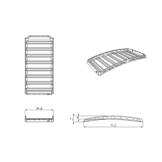 Canastilla Polaris RZR XP 1000 Turbo S 4 Plazas - CANASTILLAS