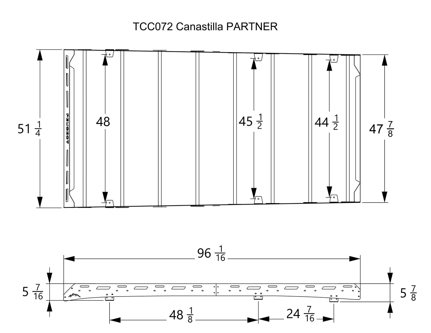 Canastilla Portaequipaje Peugeot Rifter 2019-2025 - CANASTILLAS