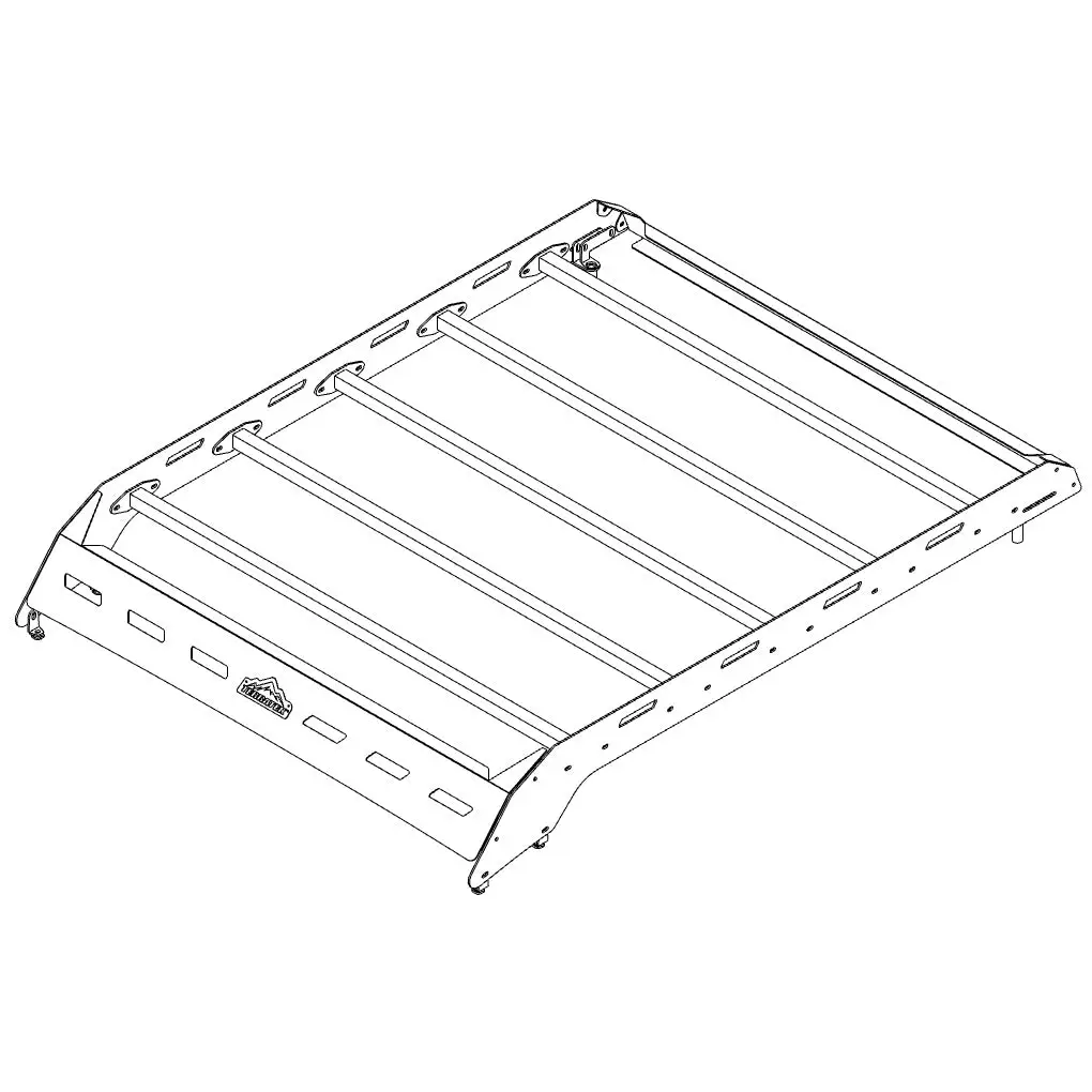 Canastilla Portaequipaje RAM 700 Doble Cabina 2020-2026 (Solo Techo) - CANASTILLAS
