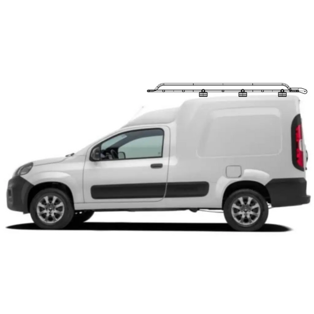 Canastilla Portaequipaje Tubular Ram Pro Master Rapid / Peugeot Partner Rapid 2017-2024 - CANASTILLAS