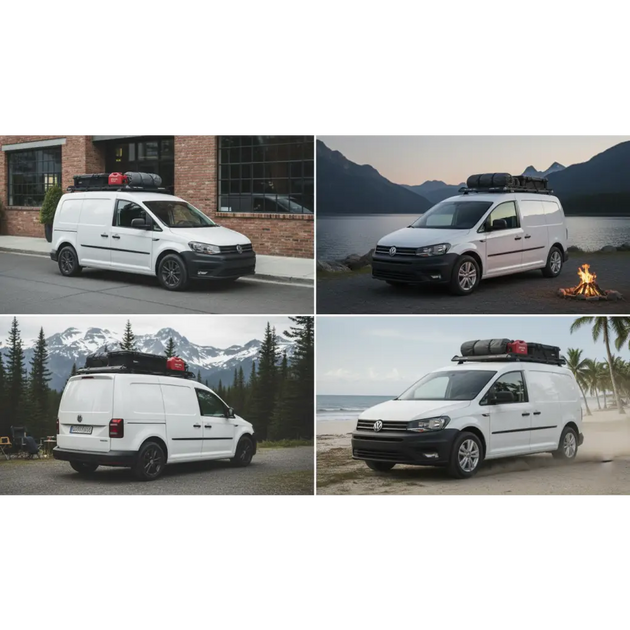 Canastilla Portaequipaje Tubular VW Caddy - CANASTILLAS