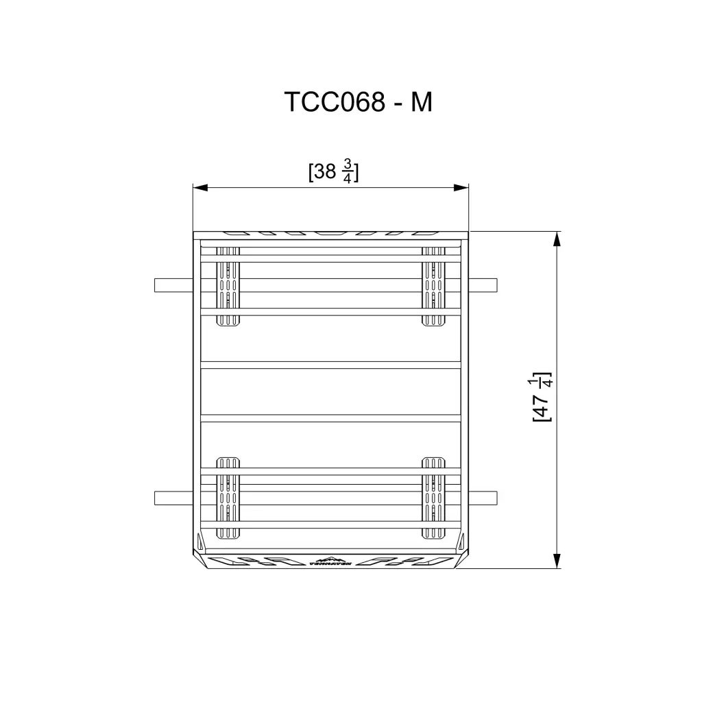 Canastilla Portaequipaje Universal SUV Mediana - Terratek Auto Accesorios