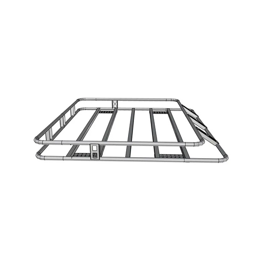 Canastilla Portaequipaje Universal Tubular 100x121x13cms  1 Seccion - Terratek Auto Accesorios