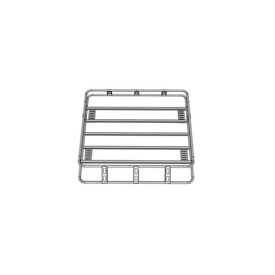 Canastilla Portaequipaje Universal Tubular 100x121x13cms  1 Seccion - Terratek Auto Accesorios