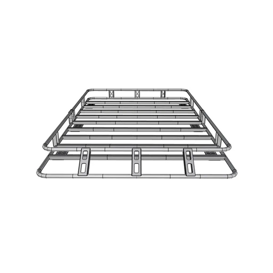 Canastilla Portaequipaje Universal Tubular 190x130x13cms  2 Secciones - Terratek Auto Accesorios