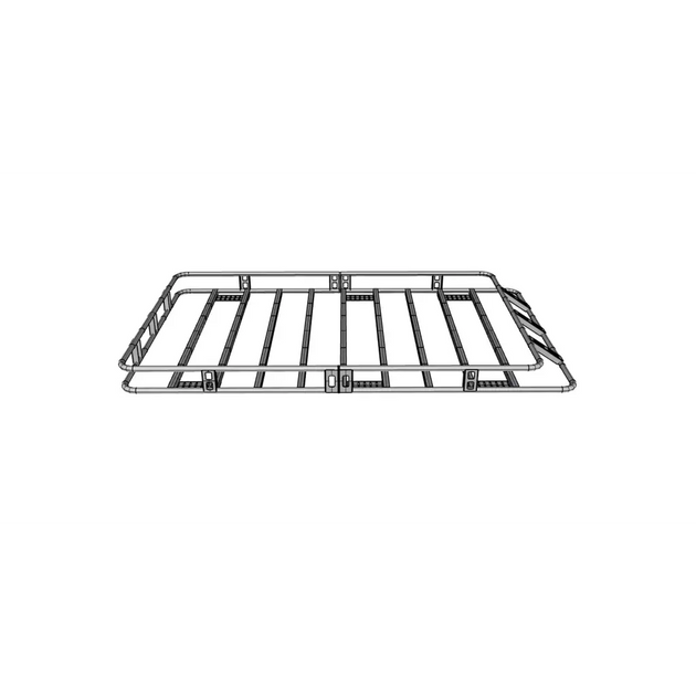 Canastilla Portaequipaje Universal Tubular 190x130x13cms  2 Secciones - Terratek Auto Accesorios