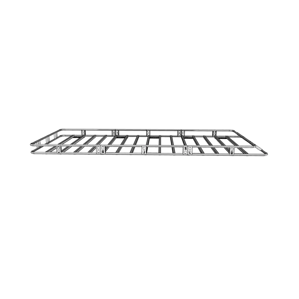 Canastilla Portaequipaje Universal Tubular 300x130x13cms   3 Secciones - Terratek Auto Accesorios