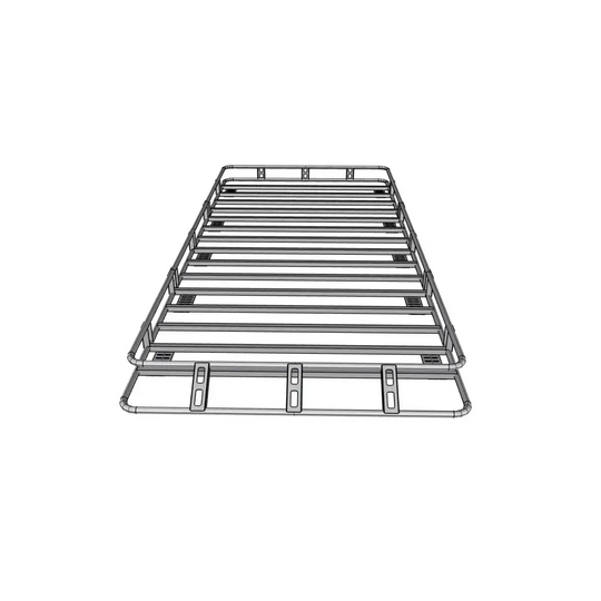 Canastilla Portaequipaje Universal Tubular 300x130x13cms   3 Secciones - Terratek Auto Accesorios