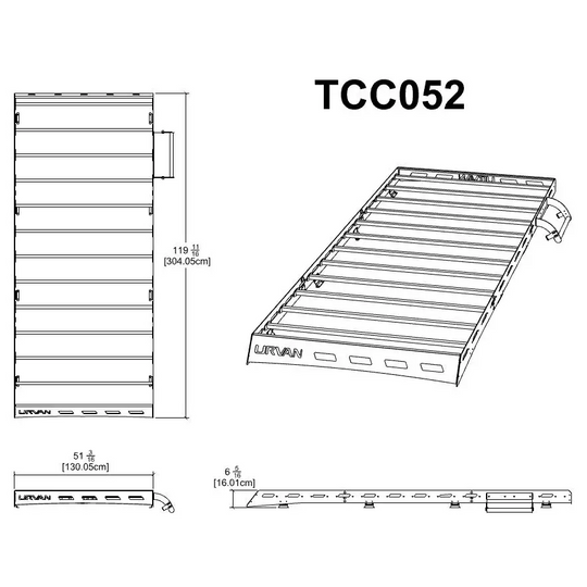 Canastilla Portaequipaje Urvan NV350 2020-2024 - CANASTILLAS