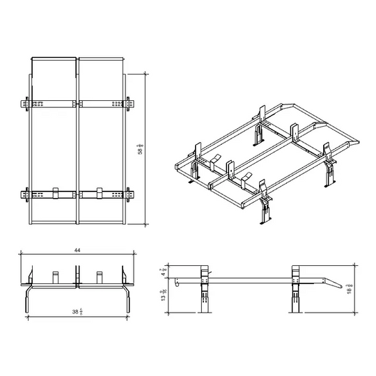 Sistema de Portaescaleras Terratek para Flotillas - CANASTILLAS